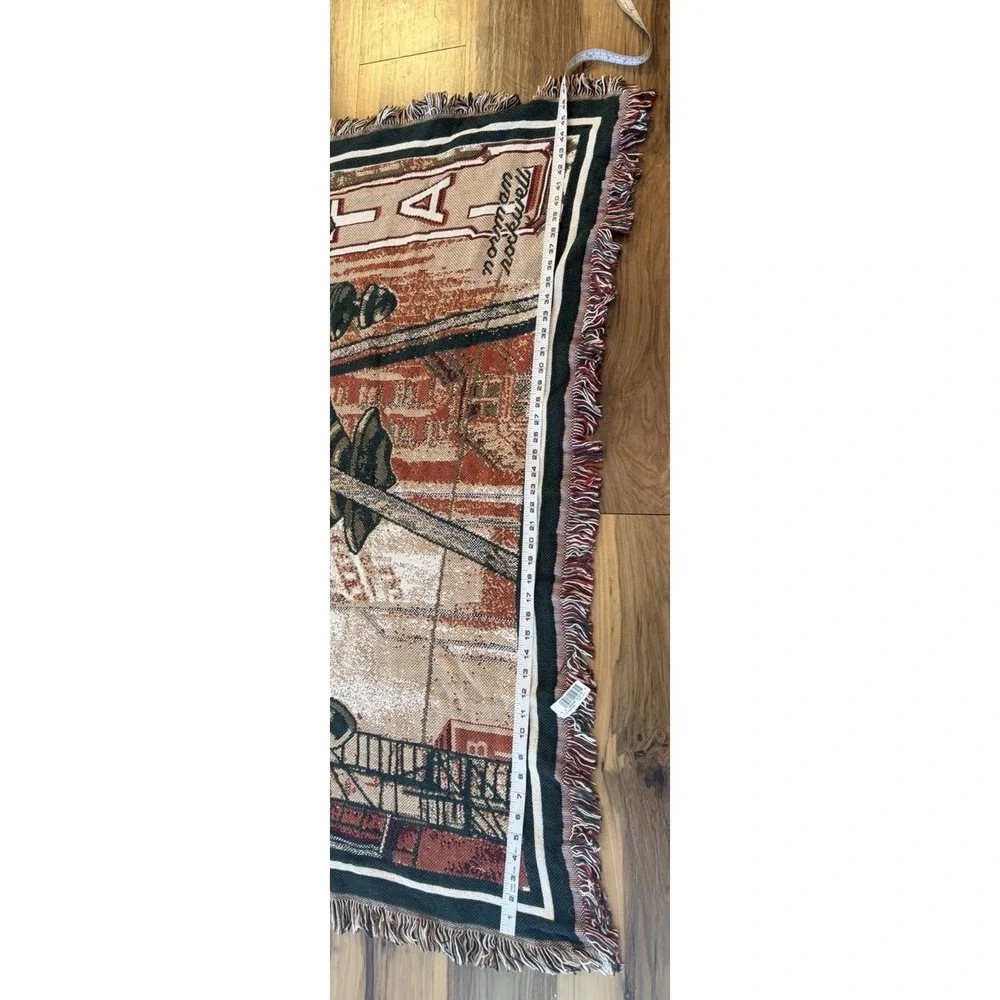 Norman Rockwell Saturday Evening Post 1945 Clock Repairman Tapestry Throw USA